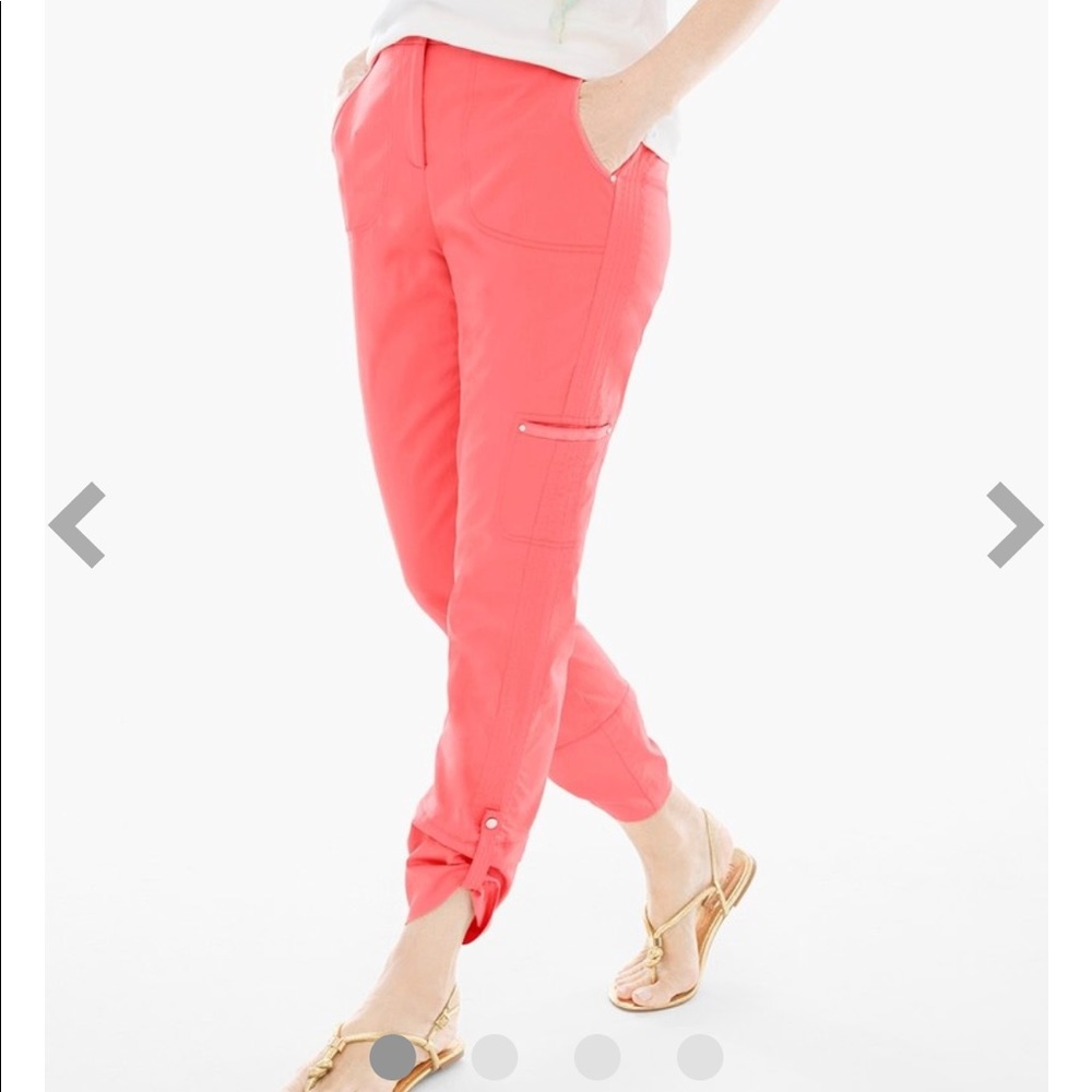 🆕 Chico’s Utility Twill Luxe Crop 00 2